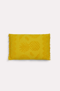 Coussin Cosy Towelling - Soft Yellow