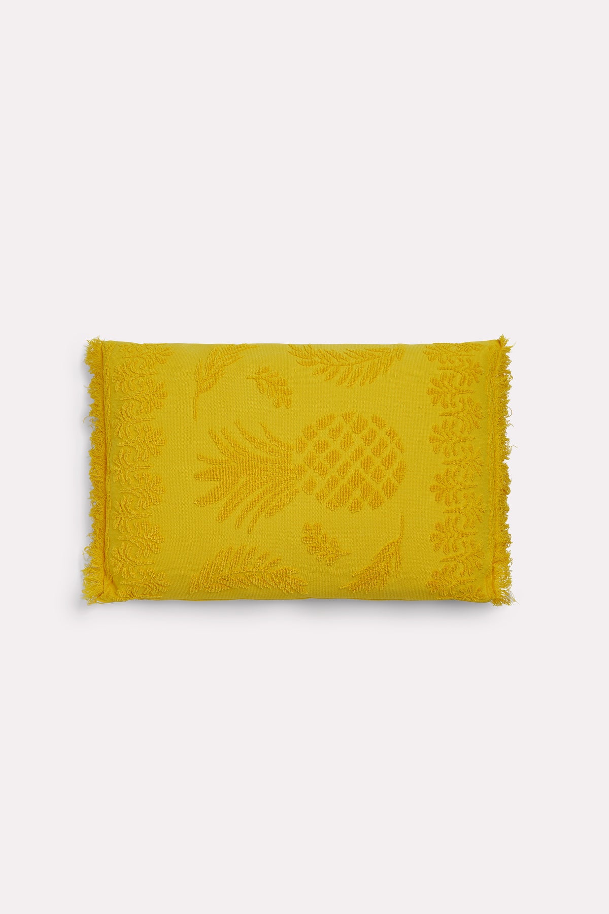 Coussin Cosy Towelling - Soft Yellow