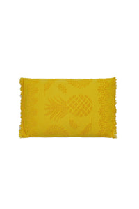 Coussin Cosy Towelling - Soft Yellow