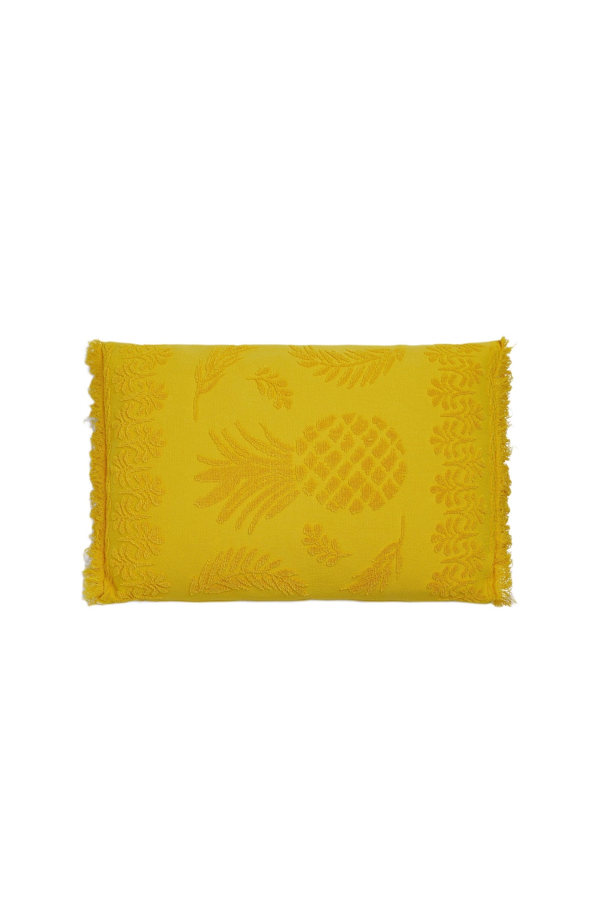Coussin Cosy Towelling - Soft Yellow
