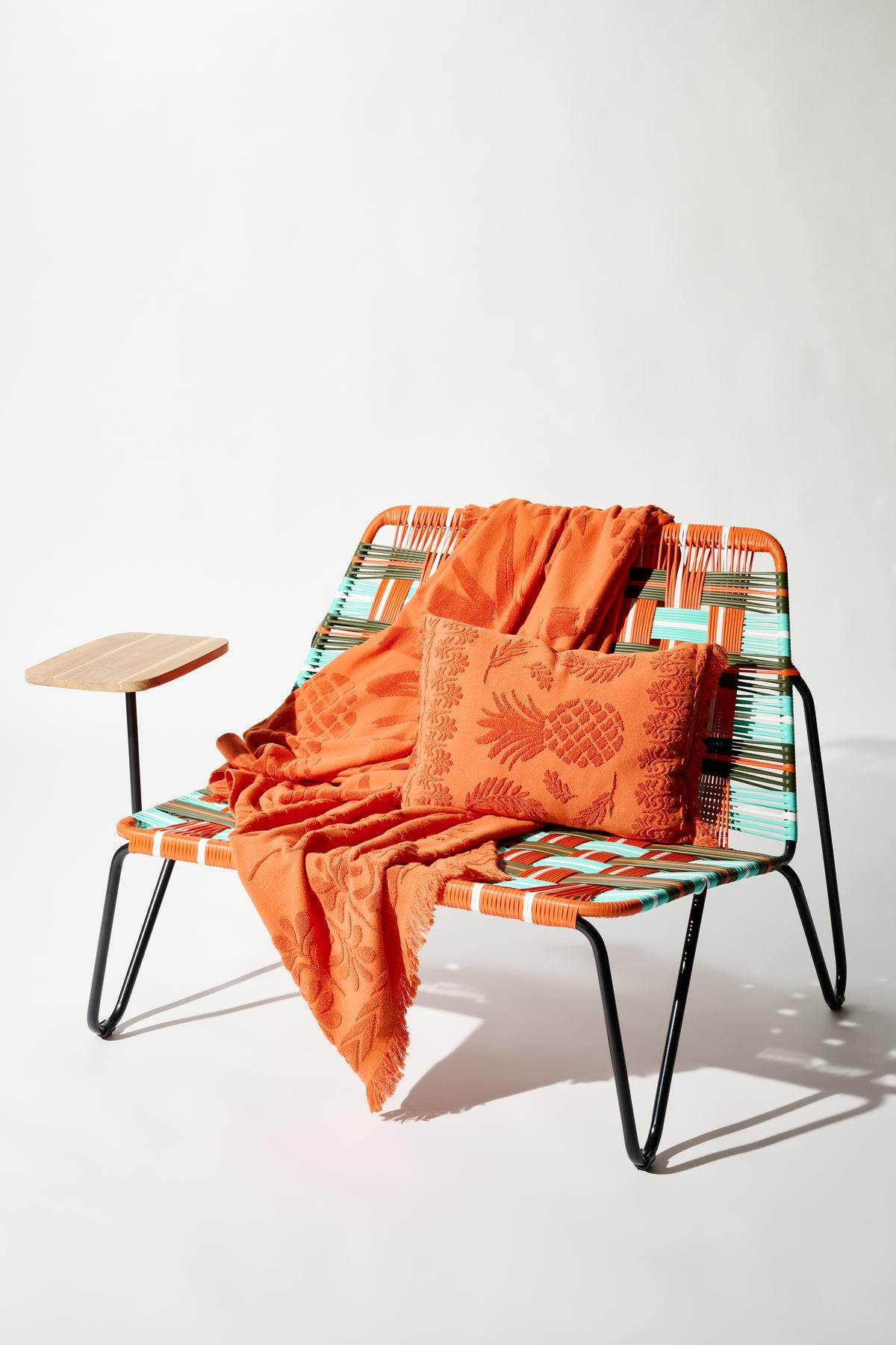 Coussin Cosy Towelling - Orange