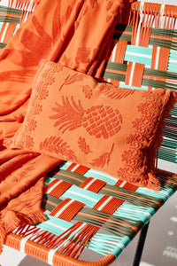 Coussin Cosy Towelling - Orange