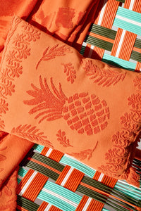 Coussin Cosy Towelling - Orange