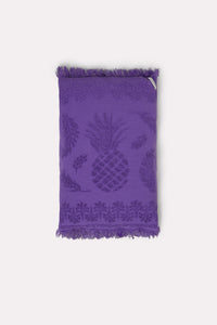 Coussin Cosy Towelling - Purple