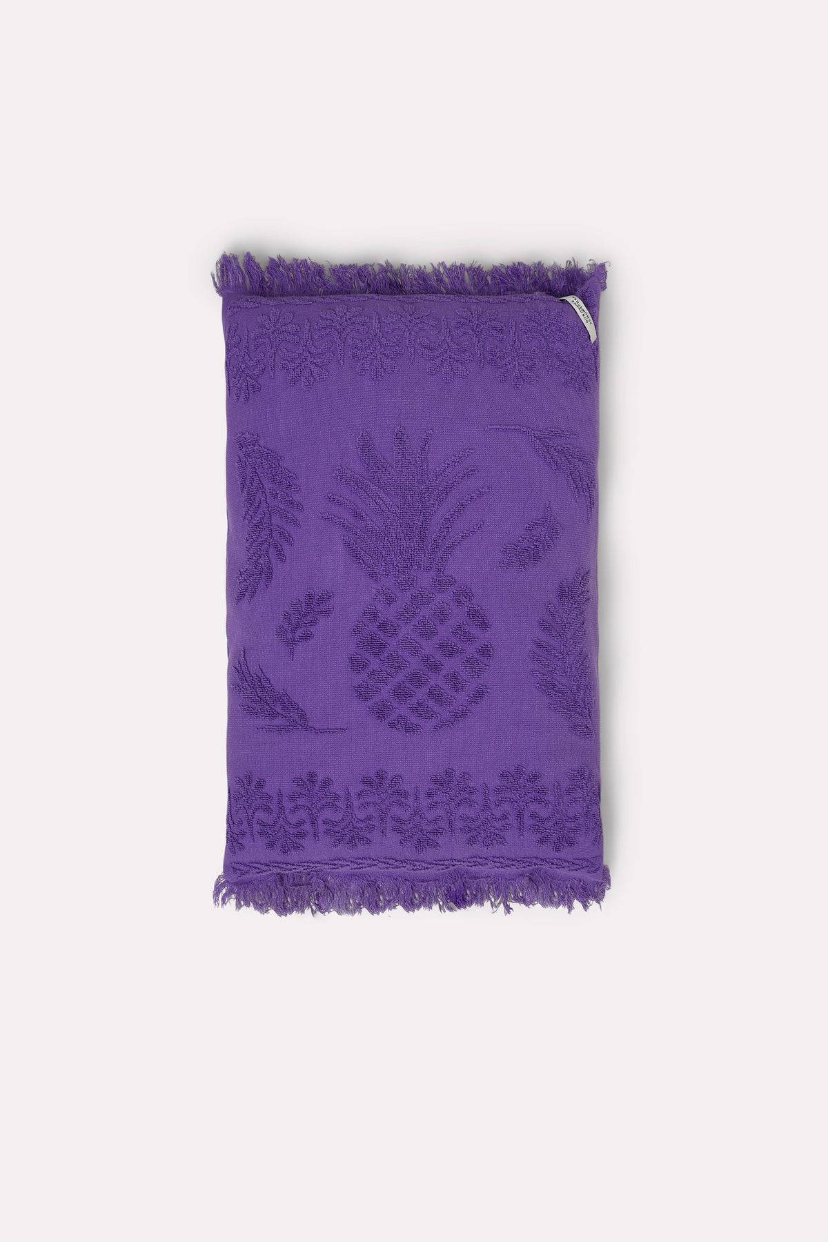 Coussin Cosy Towelling - Purple