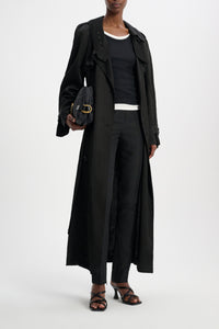 Trenchcoat Slouchy Coolness - Pure Black