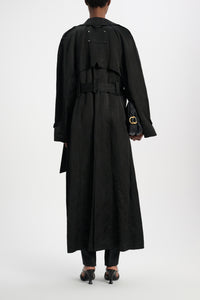 Trenchcoat Slouchy Coolness - Pure Black