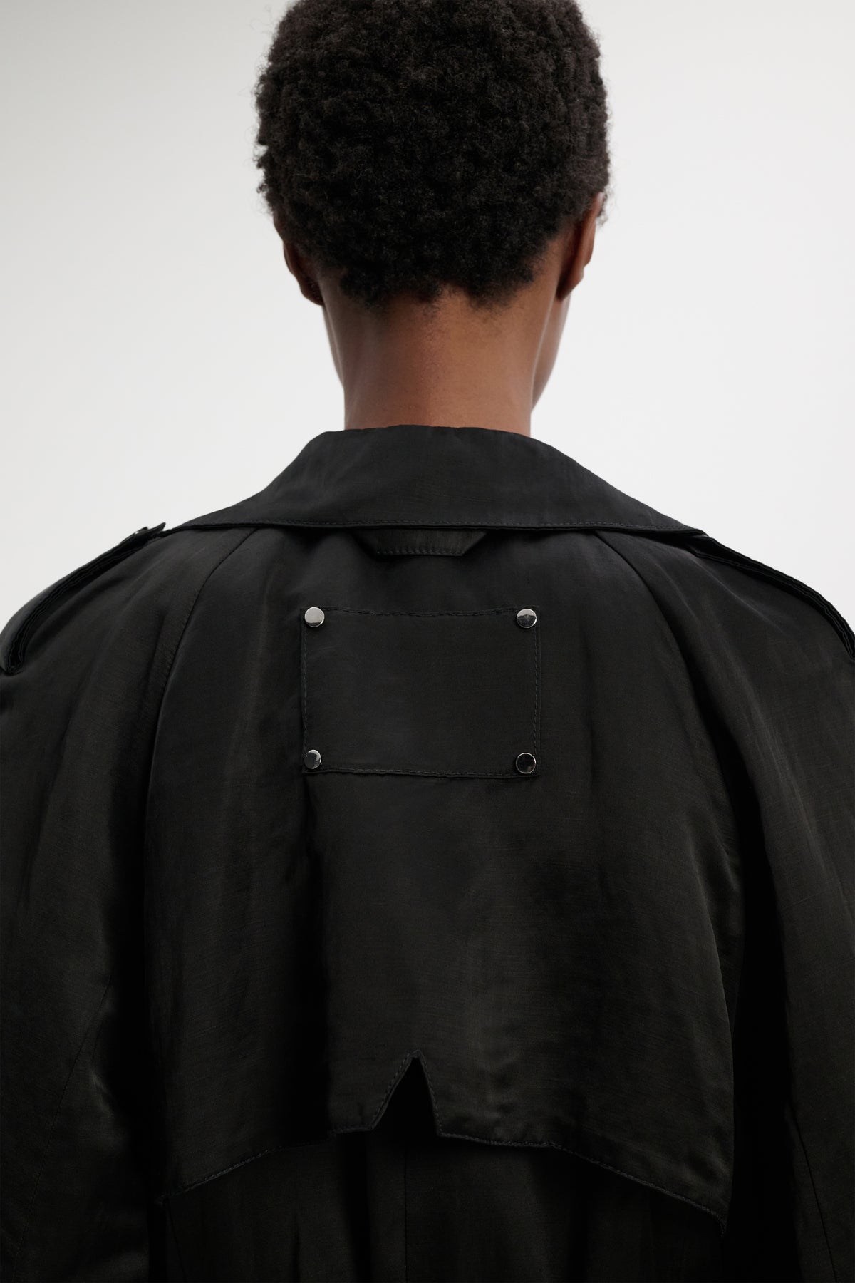 Trenchcoat Slouchy Coolness - Pure Black