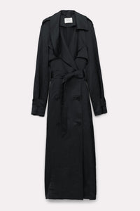 Trenchcoat Slouchy Coolness - Pure Black
