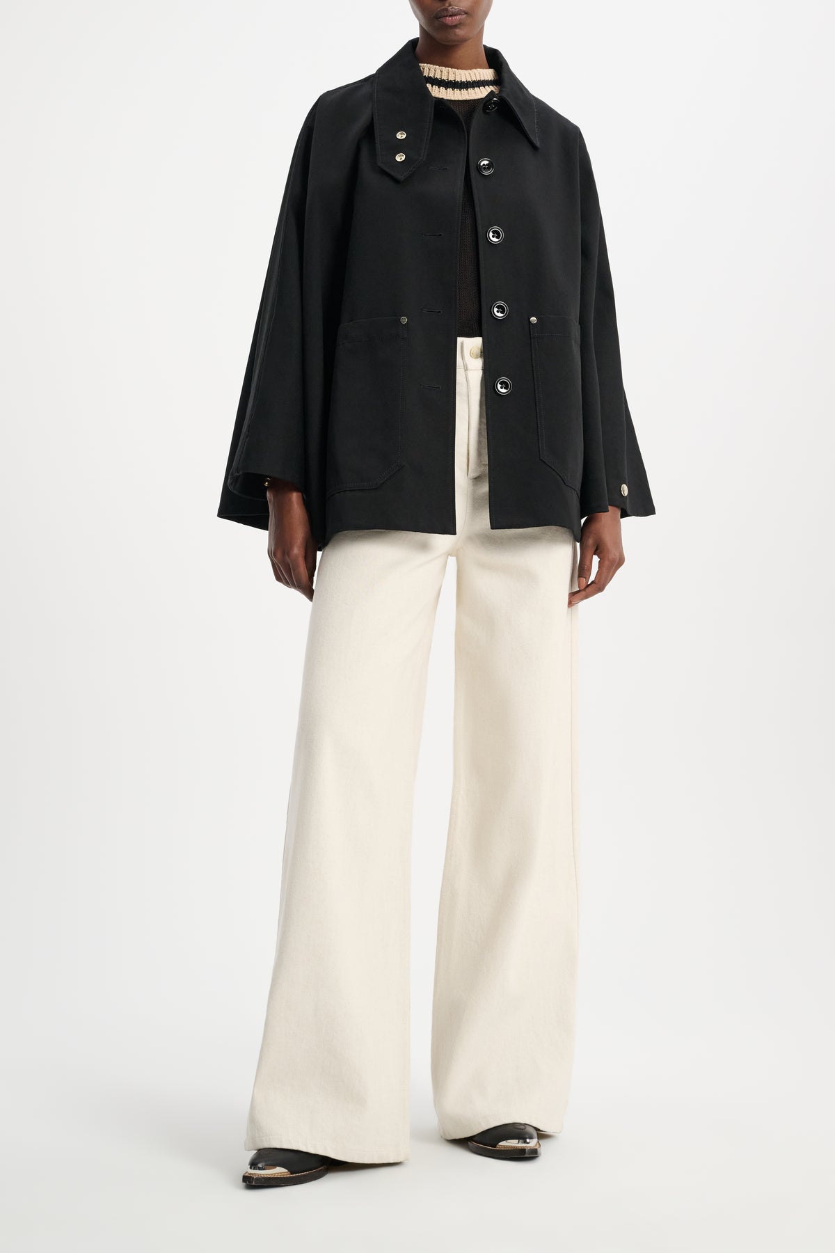 Manteau Luxury Layer - Pure Black