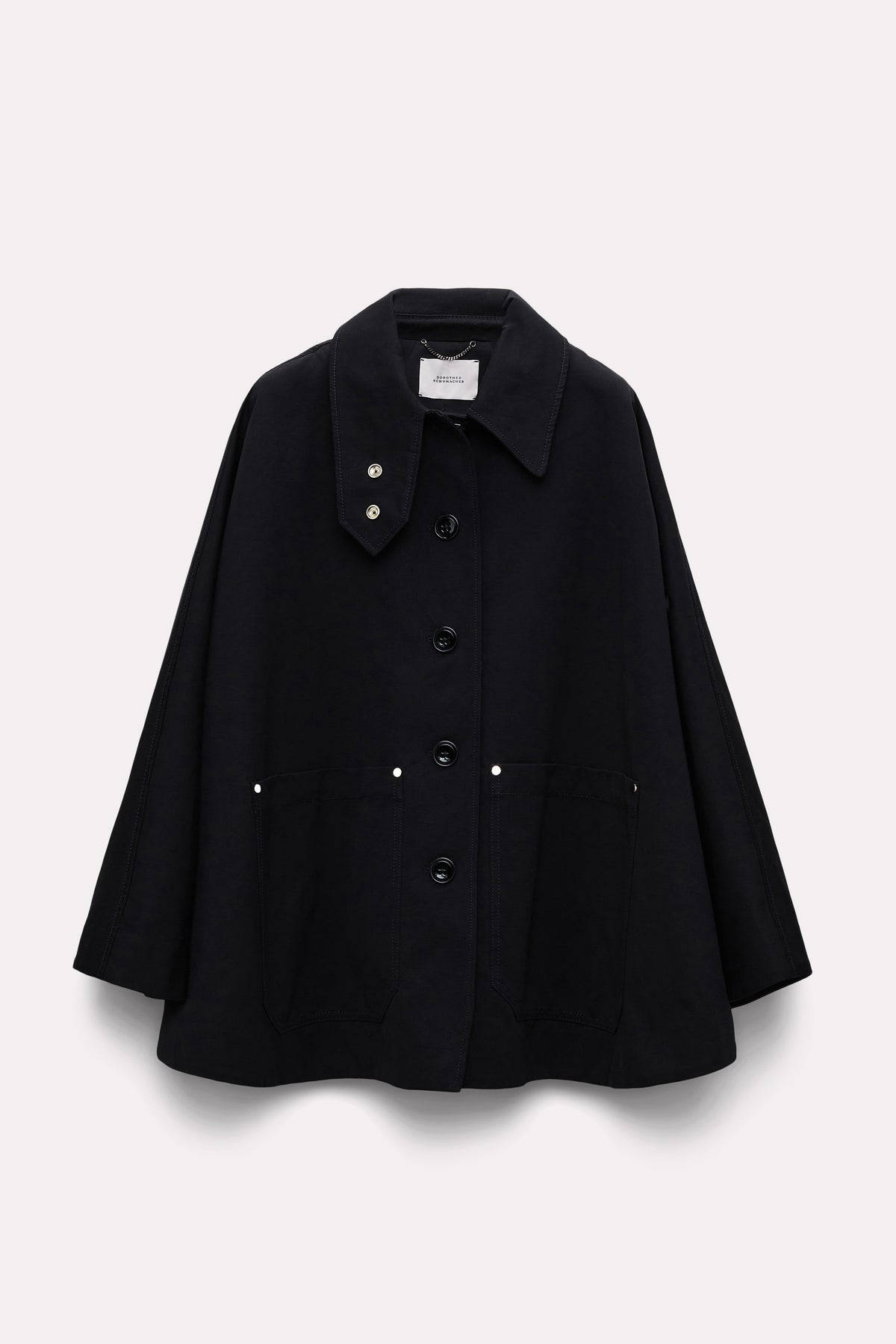 Manteau Luxury Layer - Pure Black