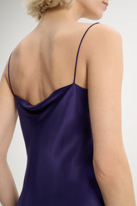 Robe Shiny Statement - Dark Purple