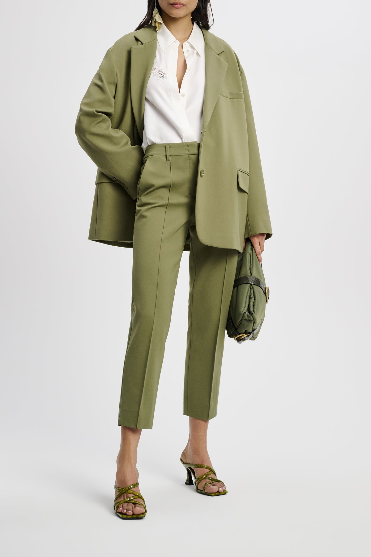 Pantalon Emotional Essence - Dark Shiny Khaki