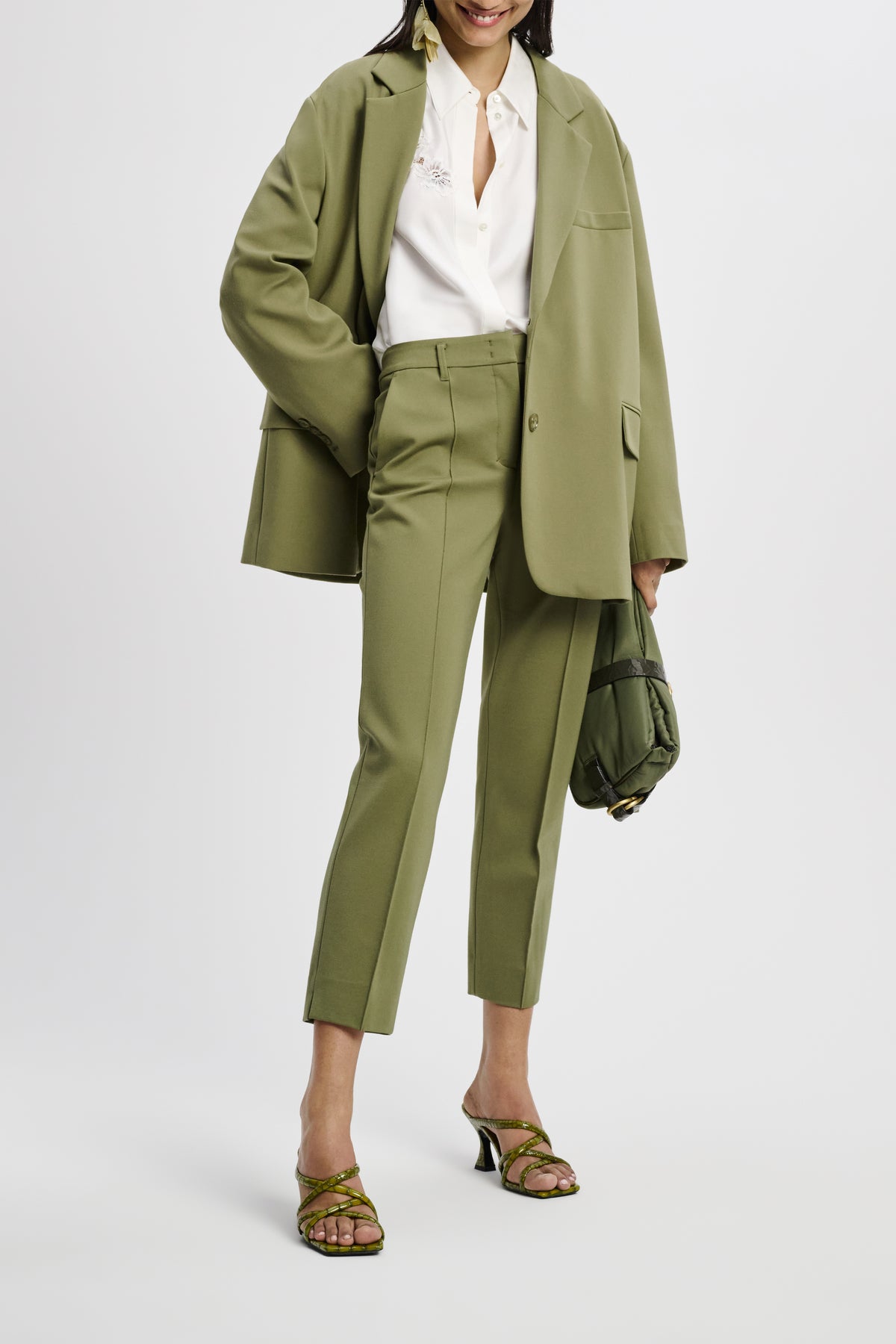 Pantalon Emotional Essence - Dark Shiny Khaki