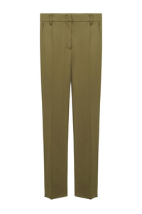 Emotional Essence Trousers - Dark Shiny Khaki