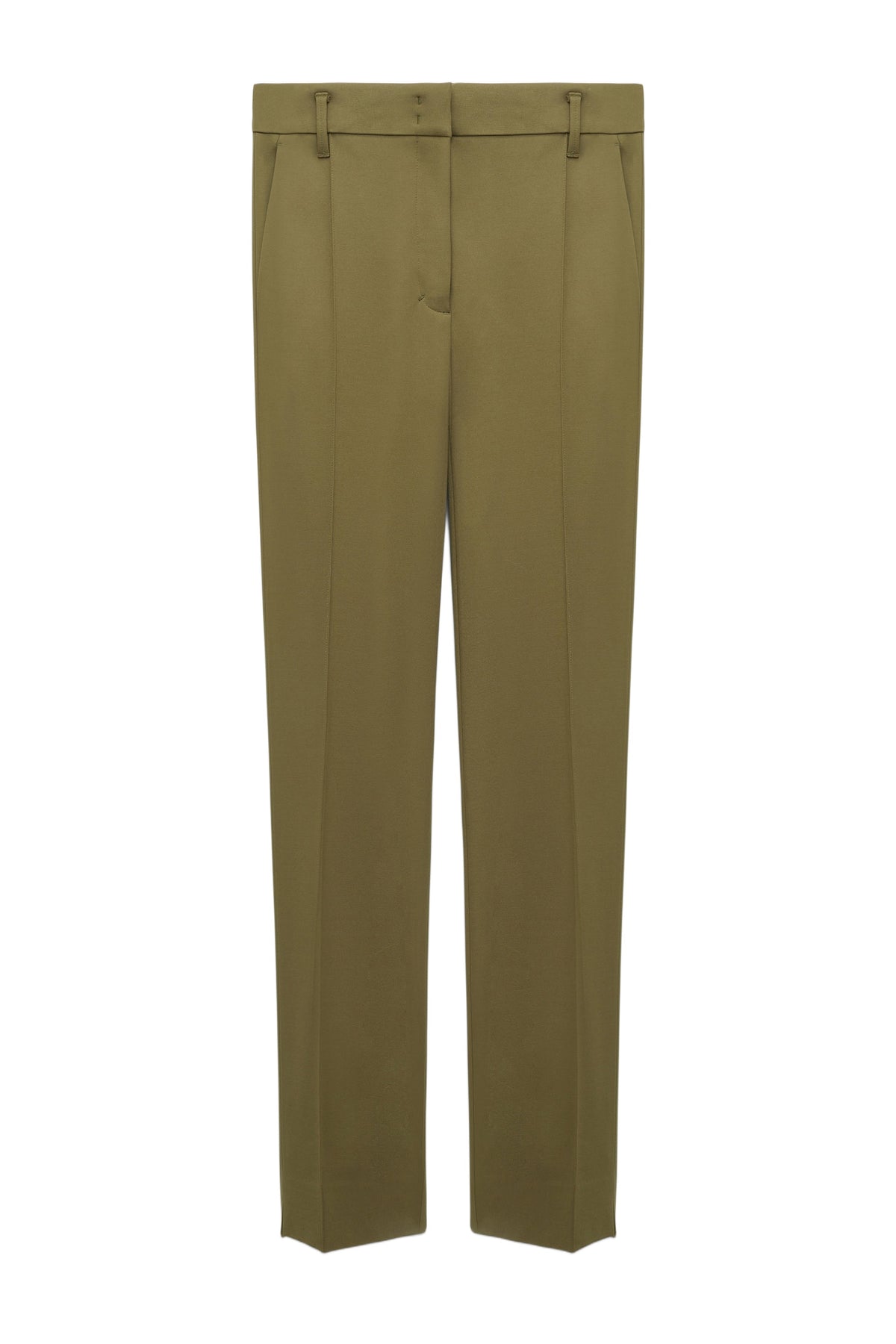 Emotional Essence Trousers - Dark Shiny Khaki