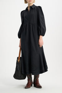 Robe Poplin Power - Pure Black