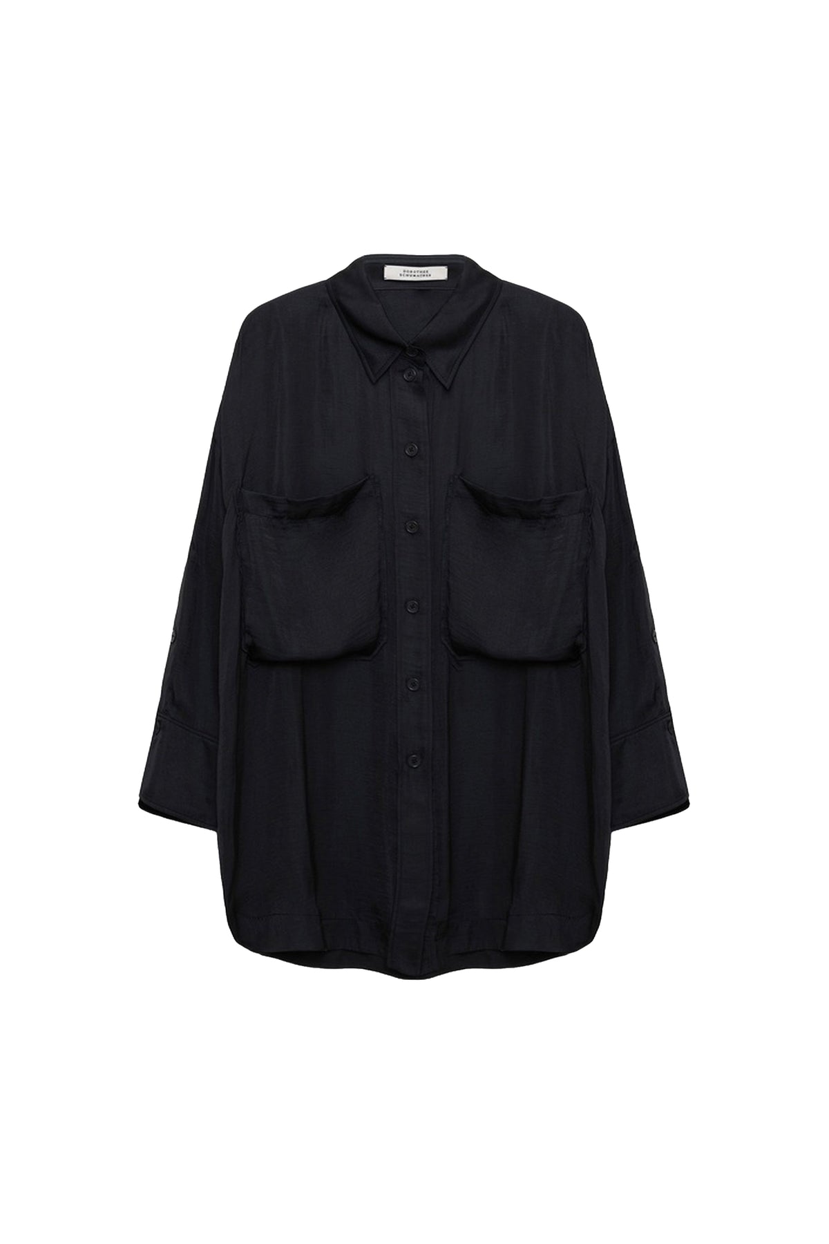 Fantasy Sheer Blouse - Pure Black