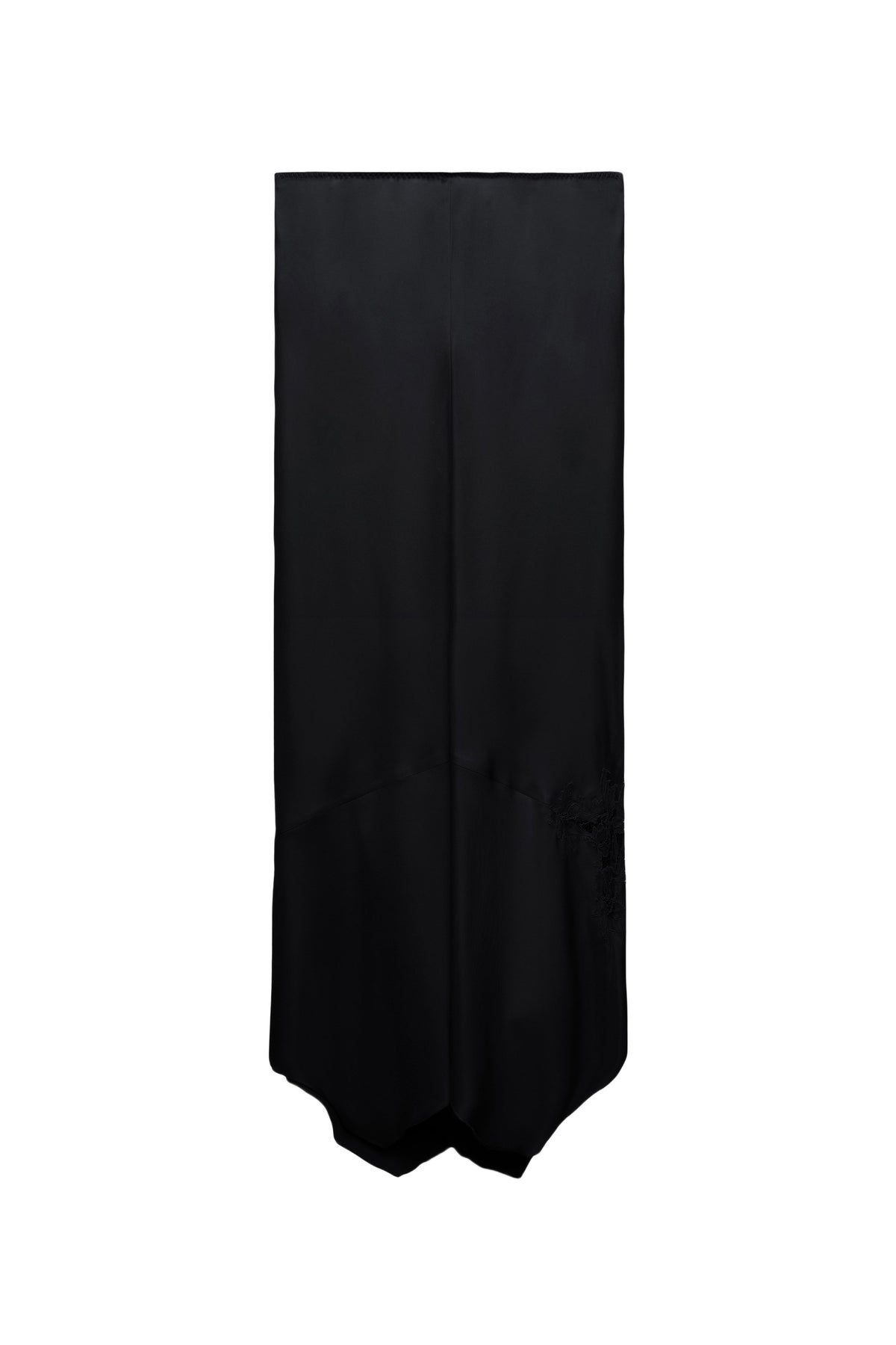 Sensual Coolness silk skirt - Pure Black