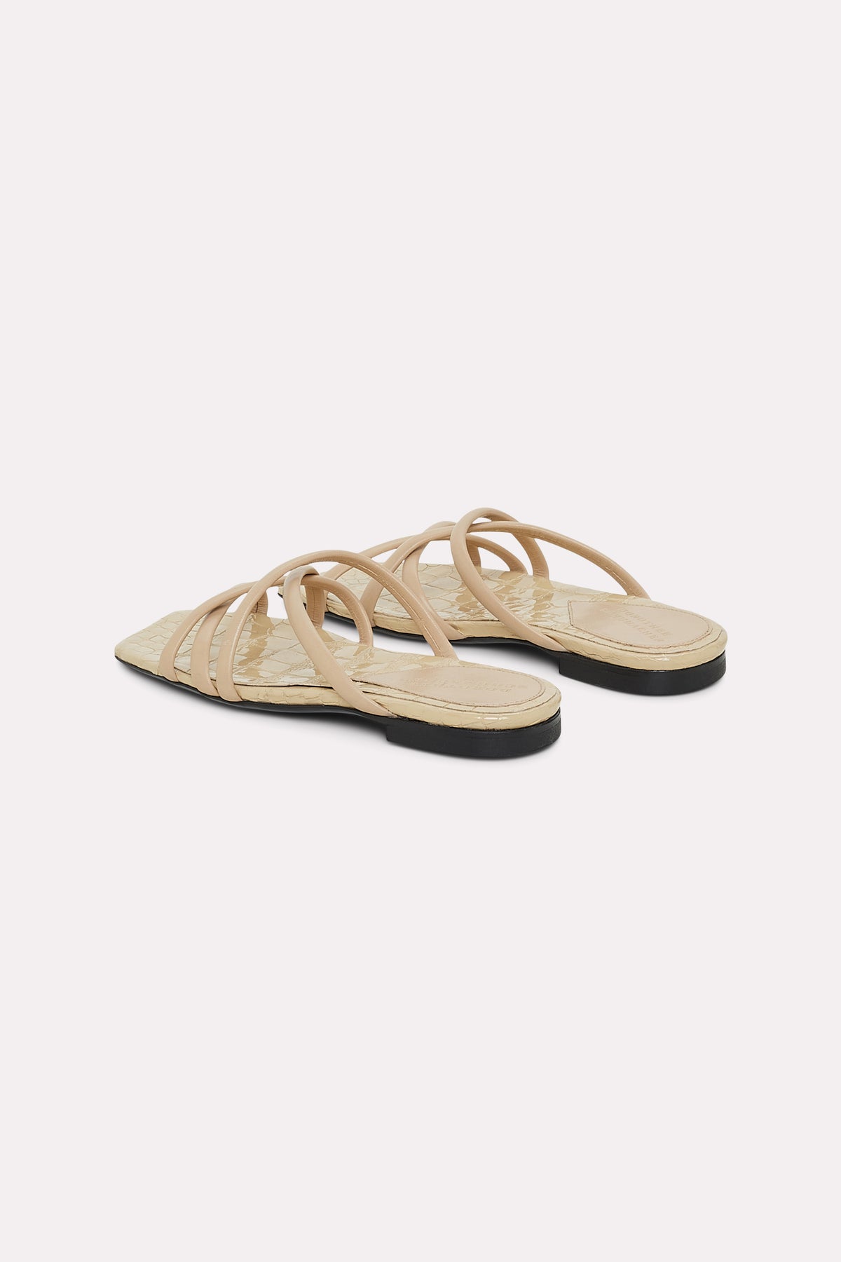 Sandales plates Exotic Shine - Shimmering Camel