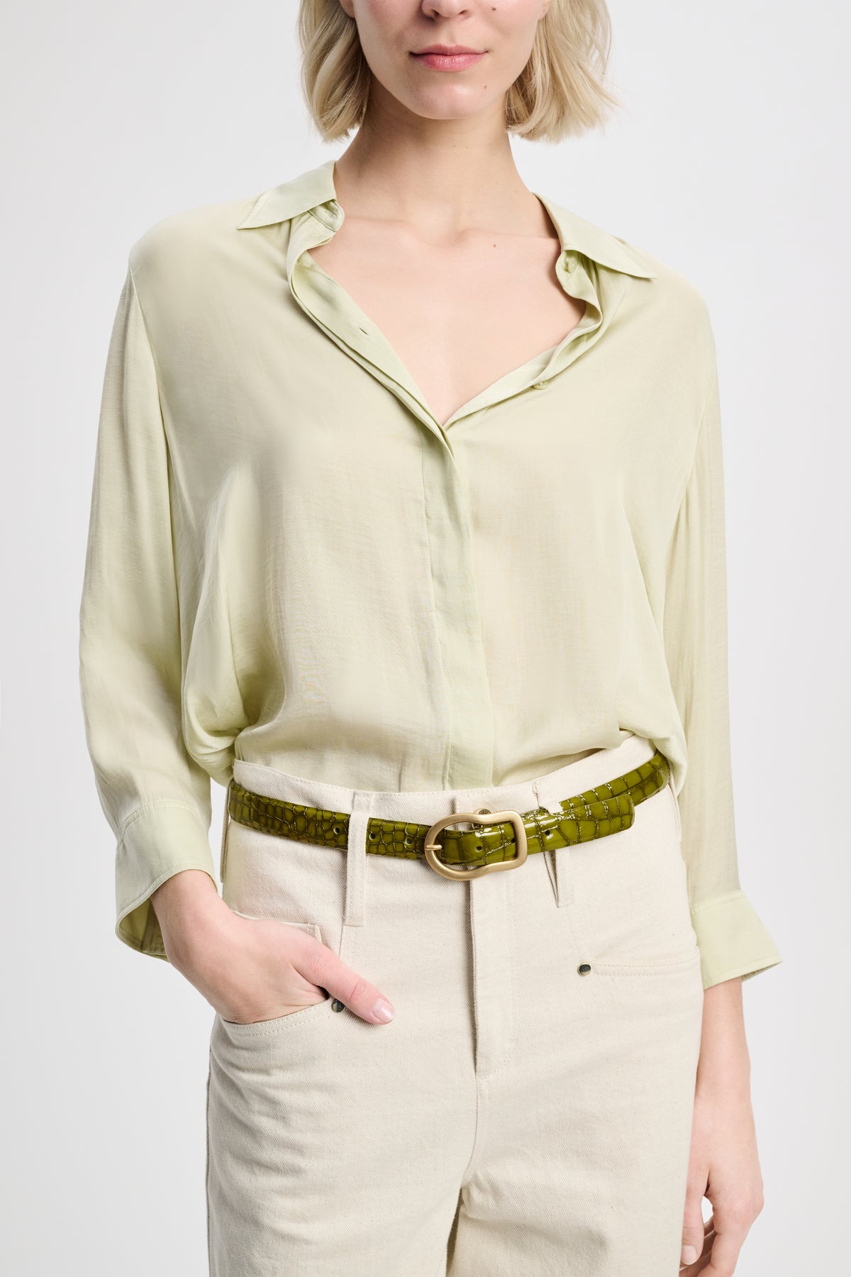 Ceinture Exotic Shine - Shimmering Green