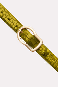 Ceinture Exotic Shine - Shimmering Green
