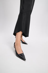 Escarpins kitten heel Exotic Shine - Pure Black