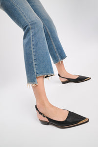 Ballerines Western Shine - Pure Black