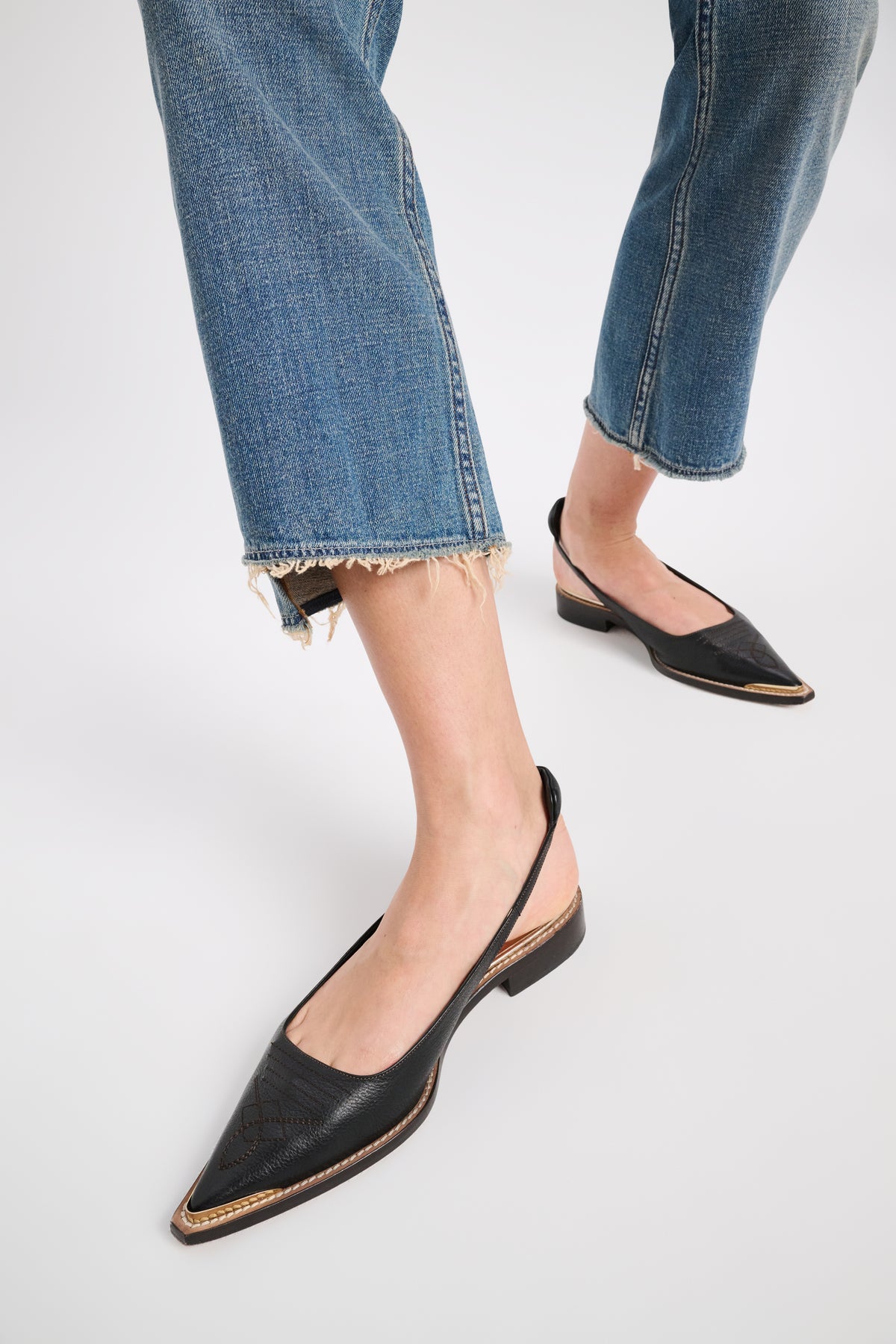 Ballerines Western Shine - Pure Black