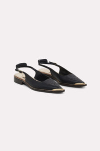 Ballerines Western Shine - Pure Black