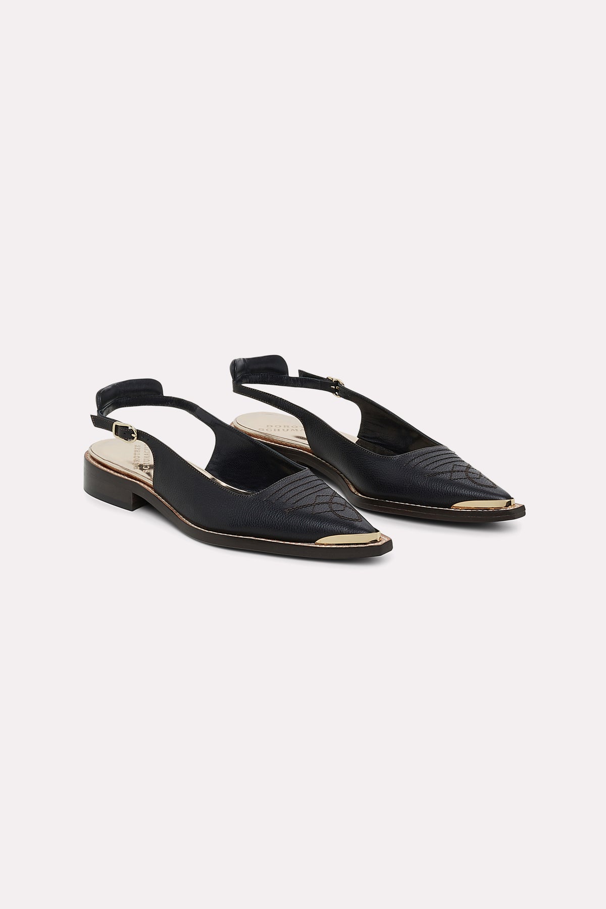 Ballerines Western Shine - Pure Black