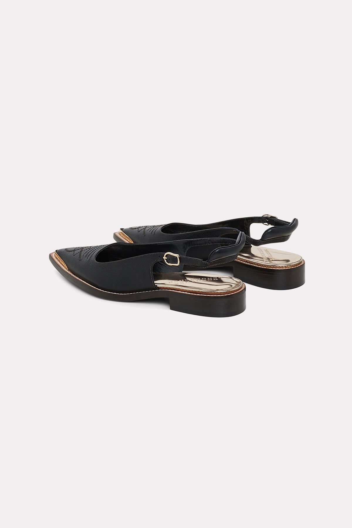 Ballerines Western Shine - Pure Black