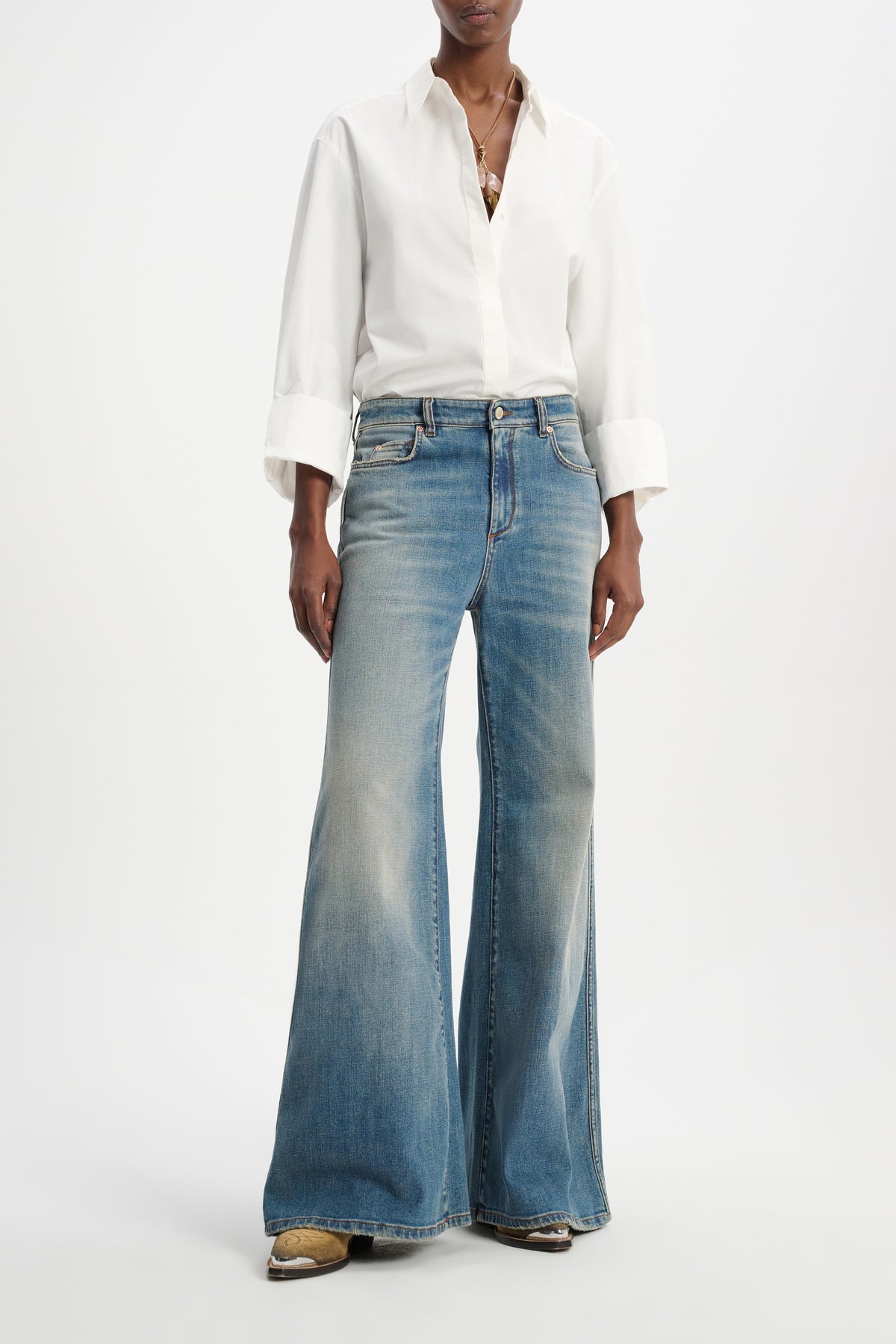 Mules cowboy Waxed Statement - Camel