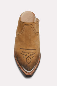Mules cowboy Waxed Statement - Camel