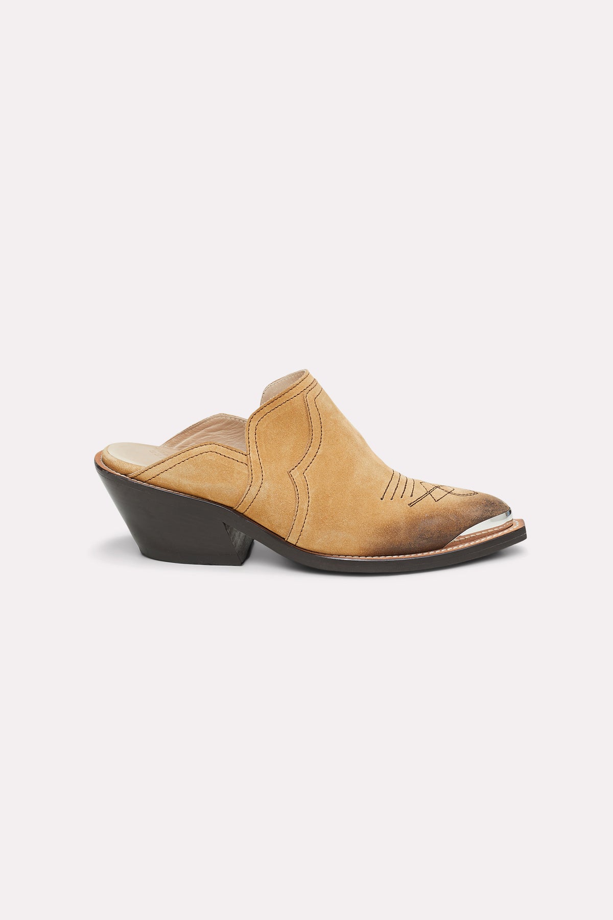 Mules cowboy Waxed Statement - Camel