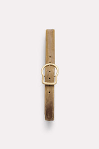 Ceinture en daim ciré Waxed Statement - Camel