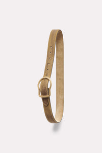 Ceinture en daim ciré Waxed Statement - Camel