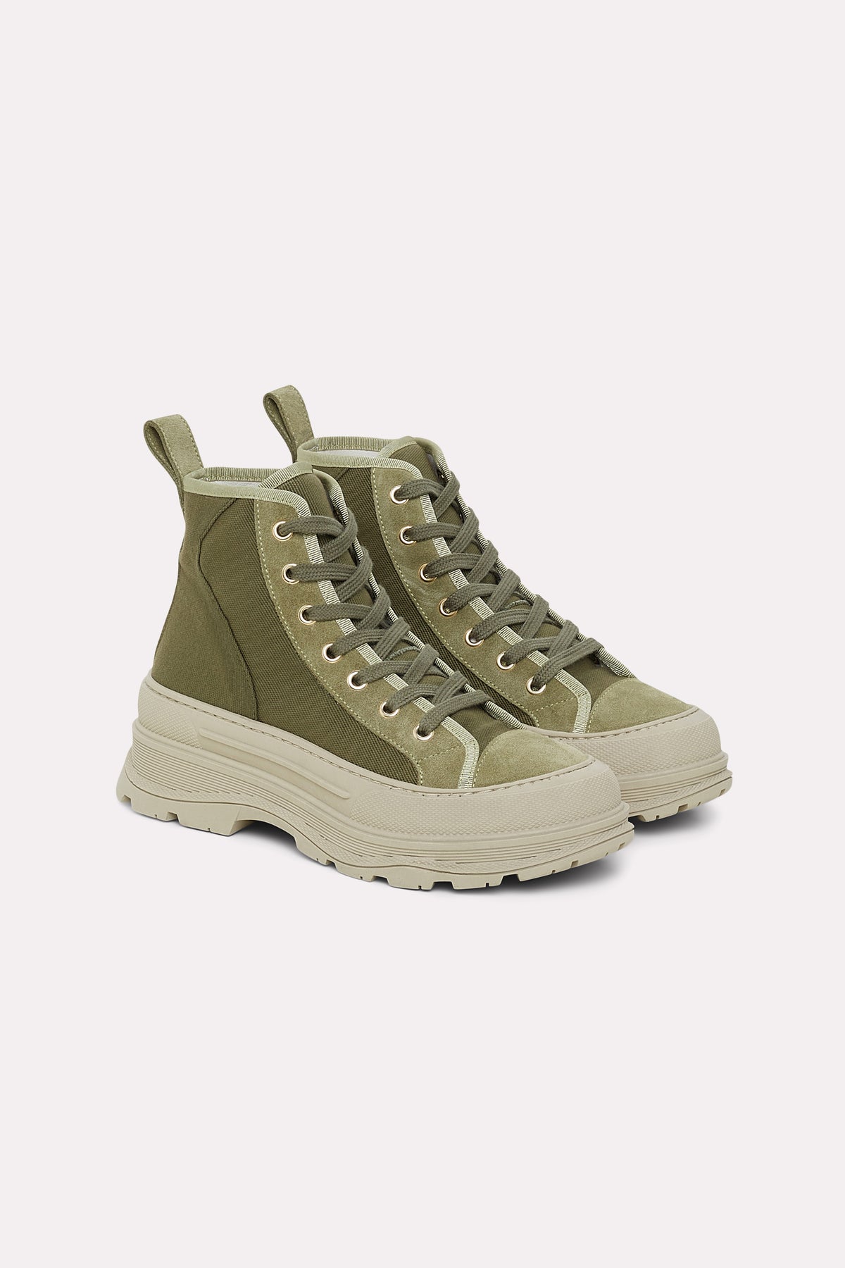 Baskets montantes Summer Sportiness - Structured Green
