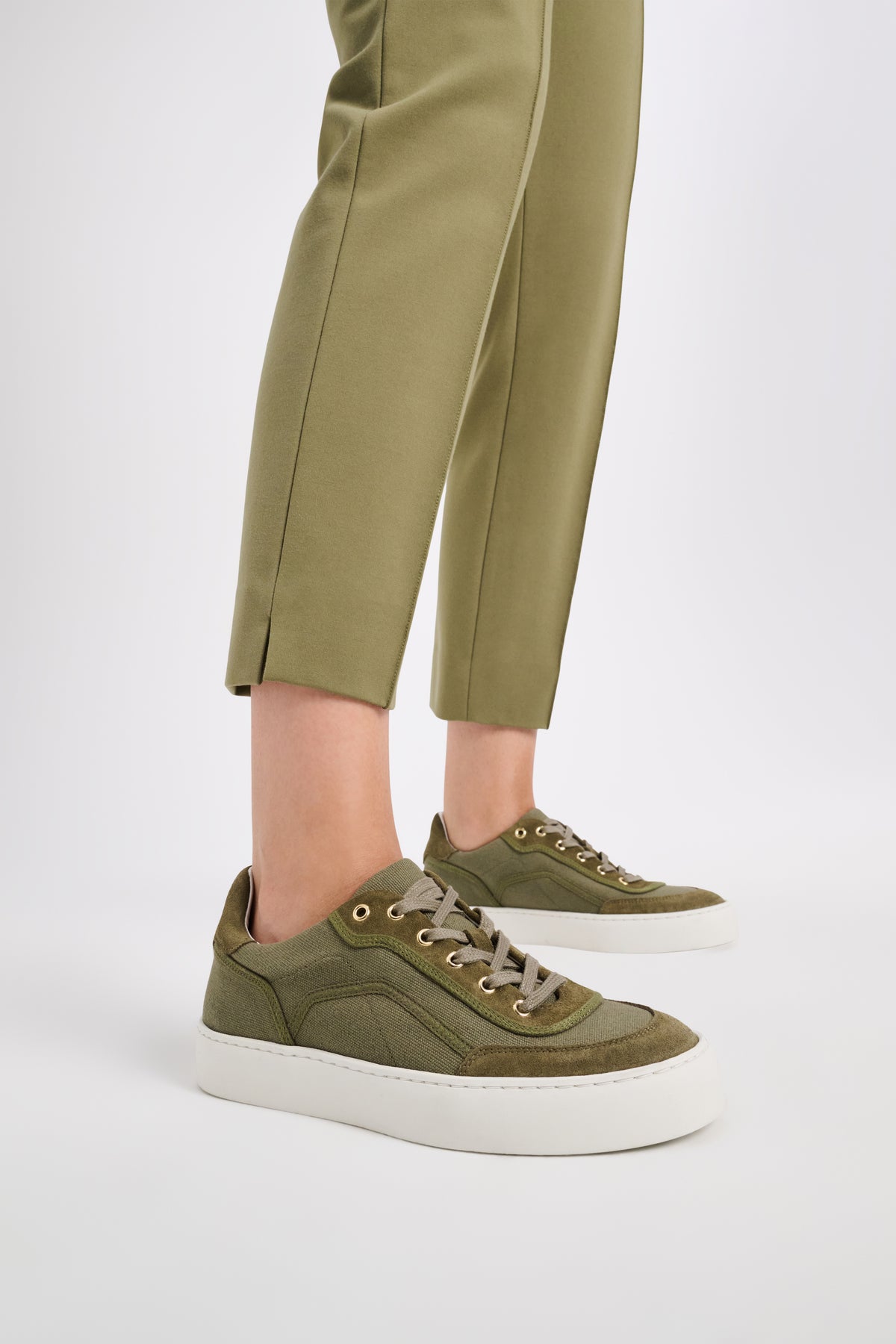 Baskets en toile Summer Sportiness - Structured Green