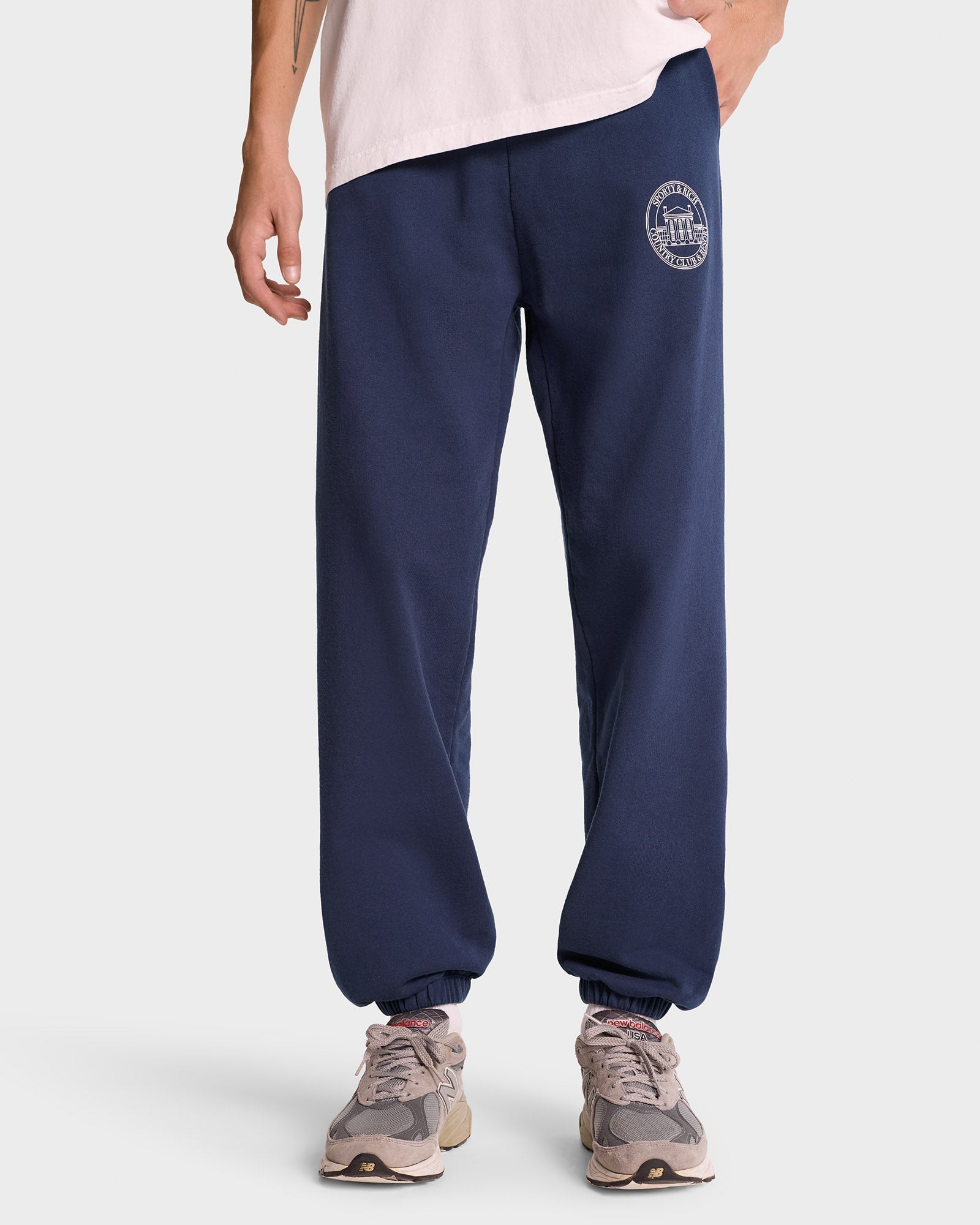 Pantalon de survêtement Vendome imprimé - Navy