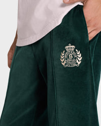 Pantalon NY Crest en velours - Forest