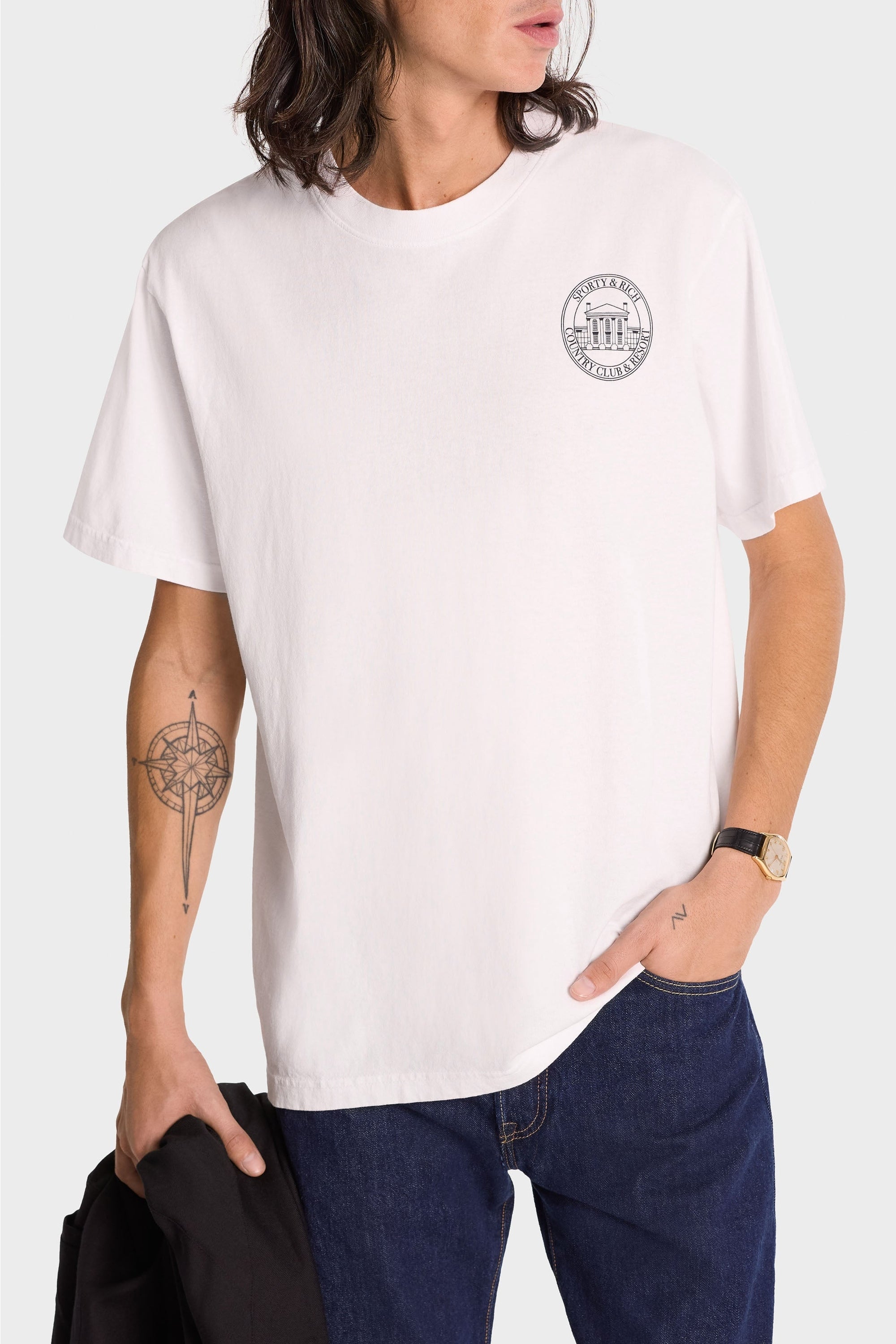 T-shirt Vendome à impression - White