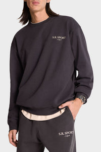 Sweatshirt Wimbledon imprimé - Faded Black