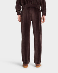 Pantalon NY Crest en velours - Chocolate