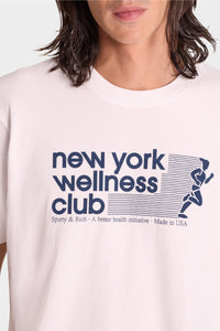 T-shirt Wellness Club à impression - White