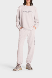 Sweatshirt NY Health Club imprimé - Heather Gray