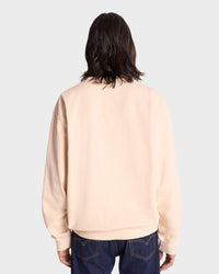 Sweatshirt imprimé à col rond - Cream