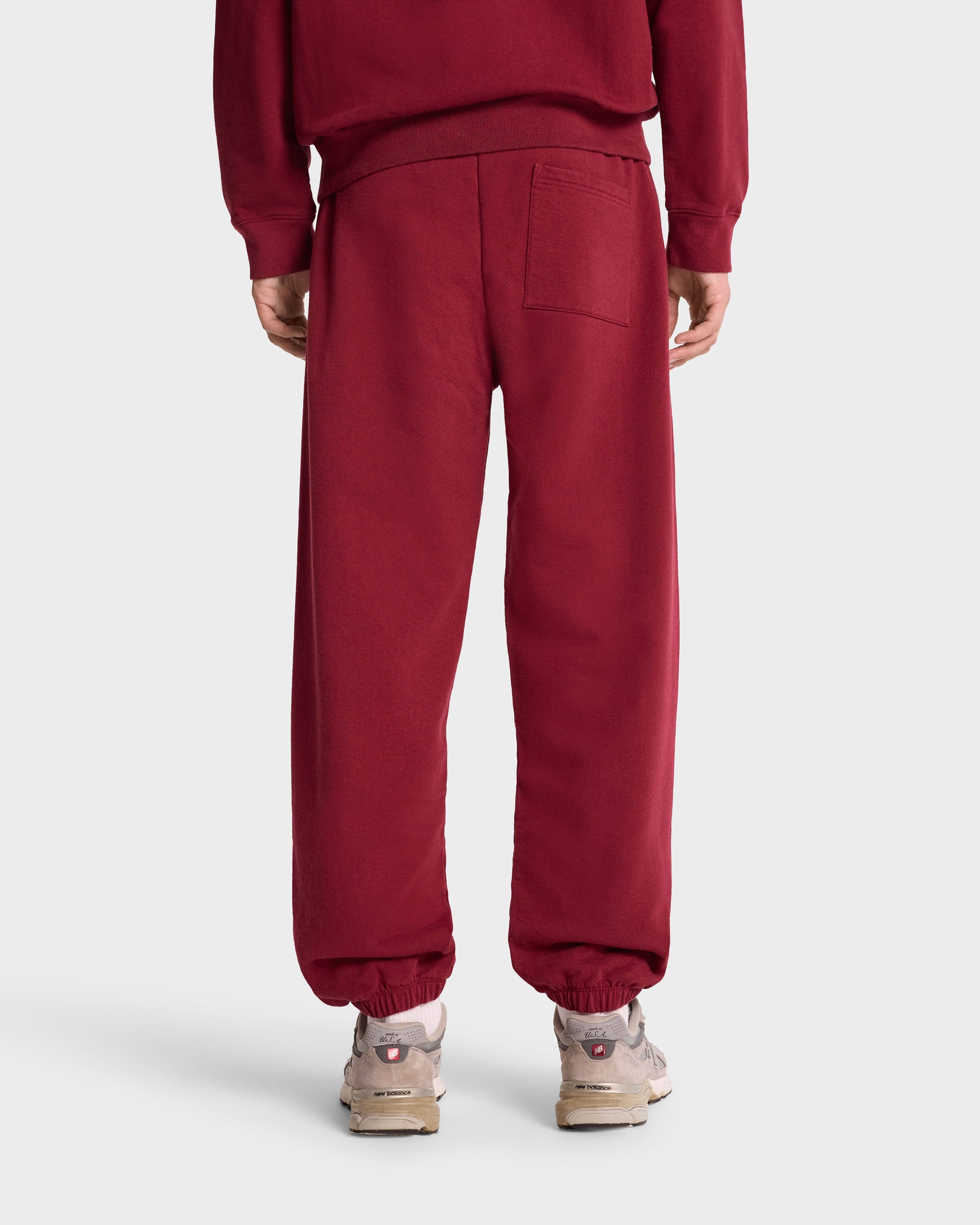 Pantalon de survêtement Vendome à broderie - Merlot