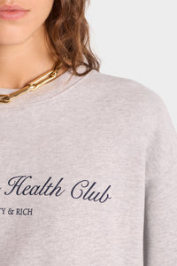 Sweatshirt NY Health Club imprimé - Heather Gray