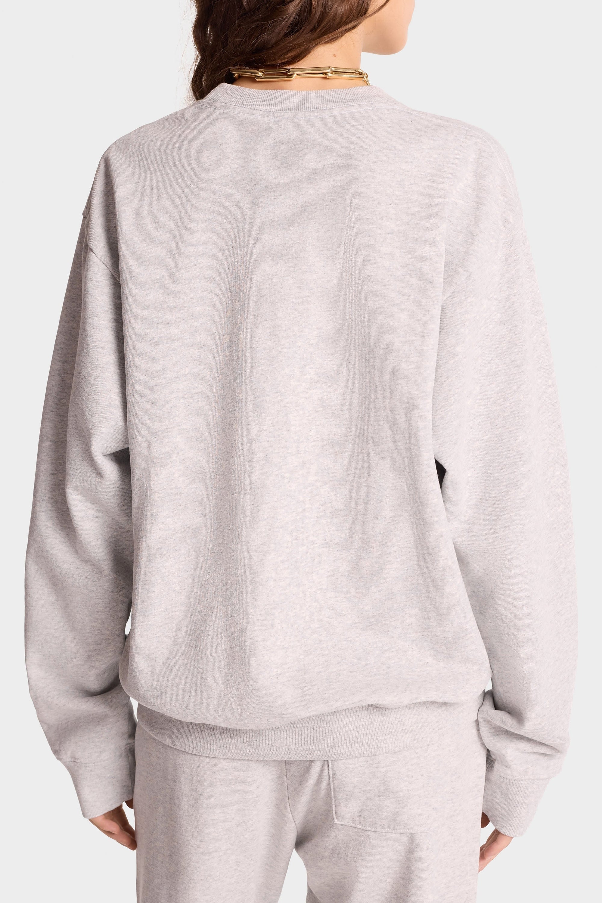 Sweatshirt NY Health Club imprimé - Heather Gray
